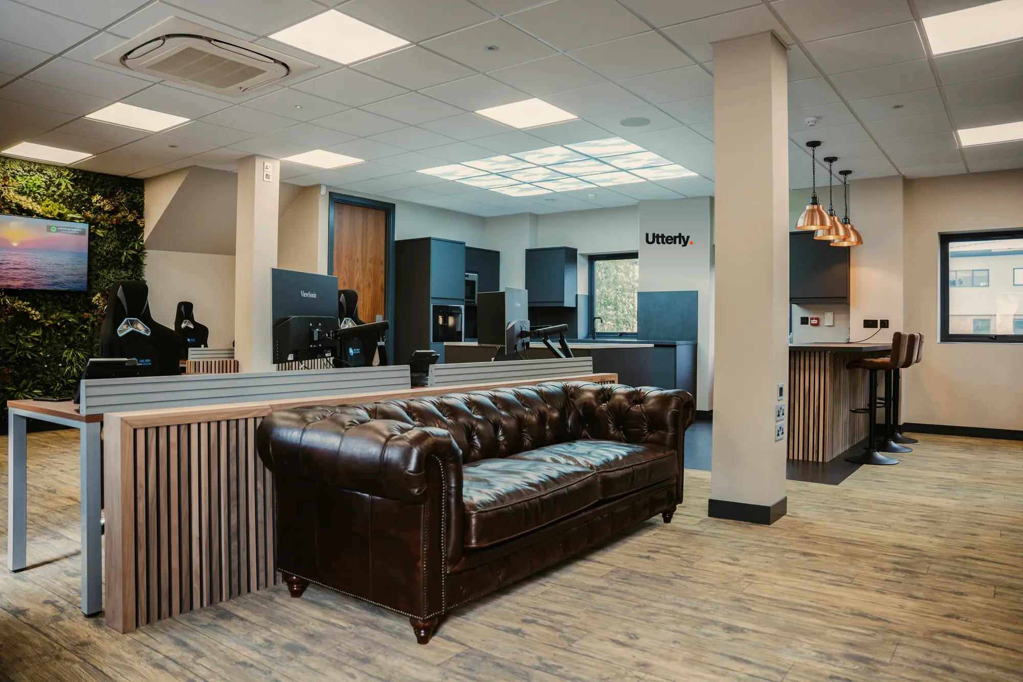 Inside the Utterly office